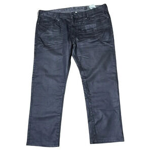 Men’s Guess Premium Los Angeles Black distressed Sz40 Lincoln Slim Straight Vint